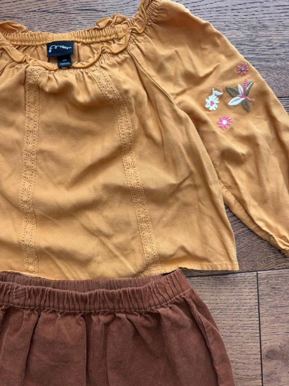 Art Class - Target - Rust/Brown Skirt & Top Set - Picture 2 of 3